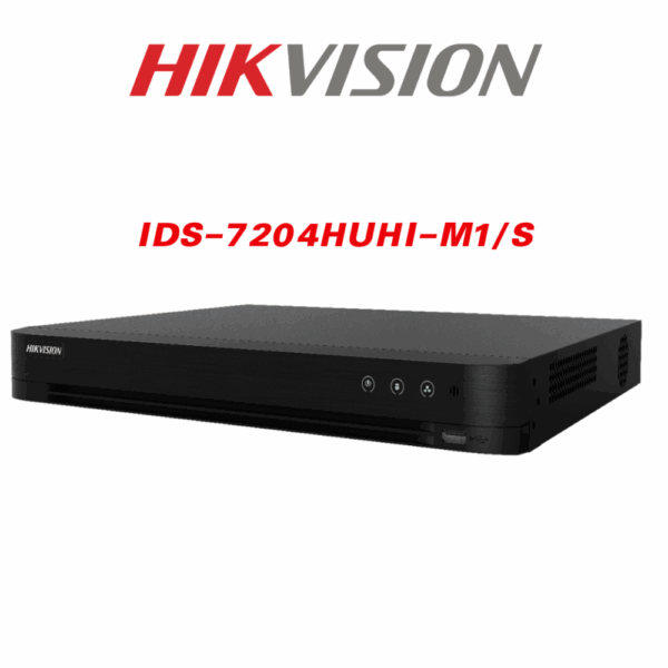 DVR HIKVISION ENREGISTREUR 4 VOIES 5MP IDS-7204HUHI-M1/S/A